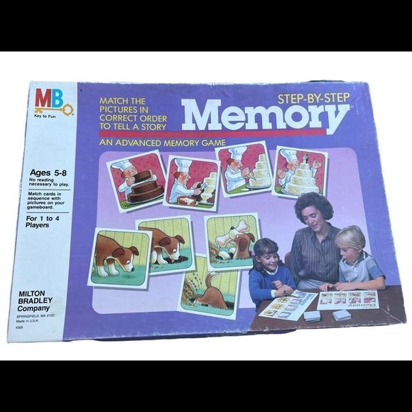 Milton Bradley Toys Vintage Memory Game 986 Poshmark